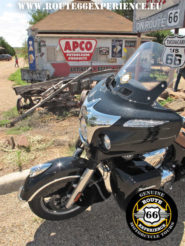 Route 66 Experience,Tucumcari Trading post en New Mexico. Viajes en moto por USA