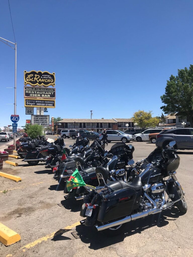 El Rancho Motel, route 66 Gallup, NM, Viaje en moto por USA