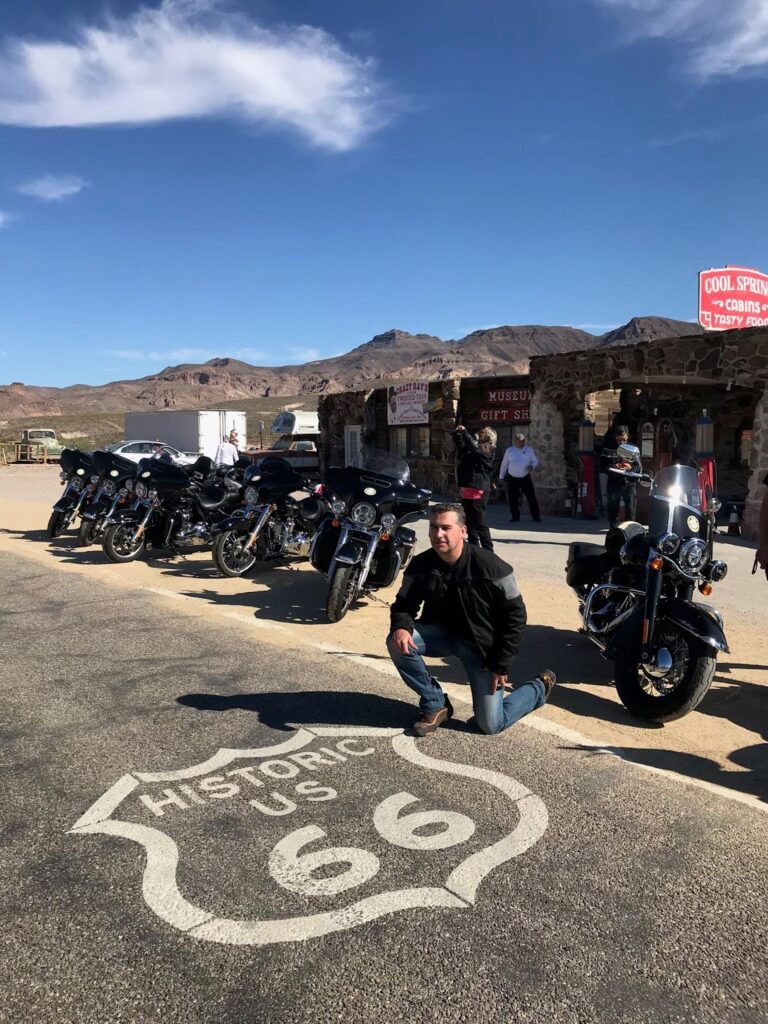 Route 66 Experience, Cool Springs, Ruta en moto por USA