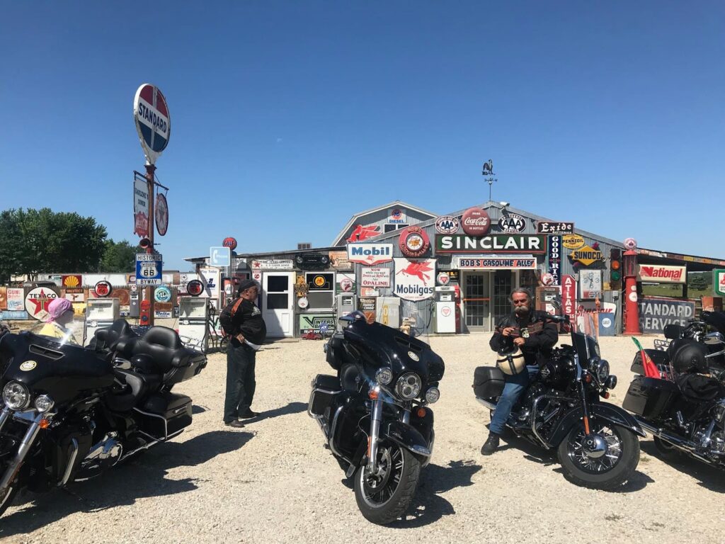 Bob´s Gasoline Alley, ruta 66 en moto, Viaje en moto por USA