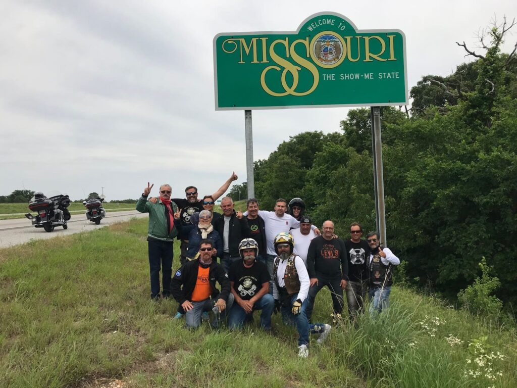 Foto grupo Route 66 Experience en Missouri, Viaje en moto por USA