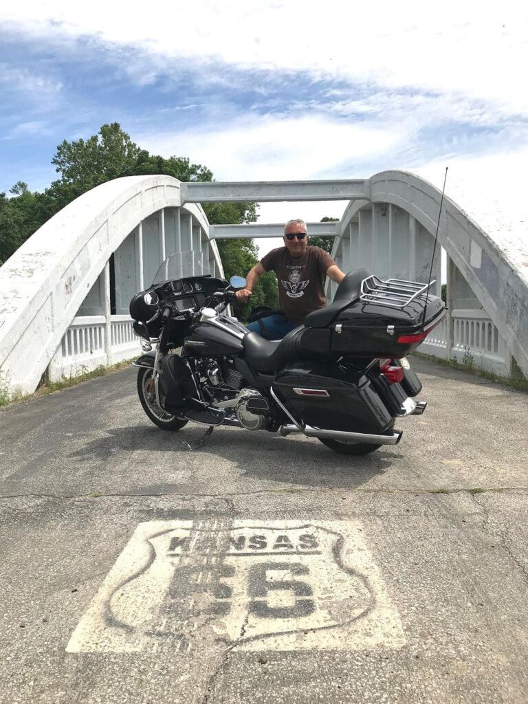 Gon Castro, Route 66 Experience, Kansas, Viaje en moto por USA