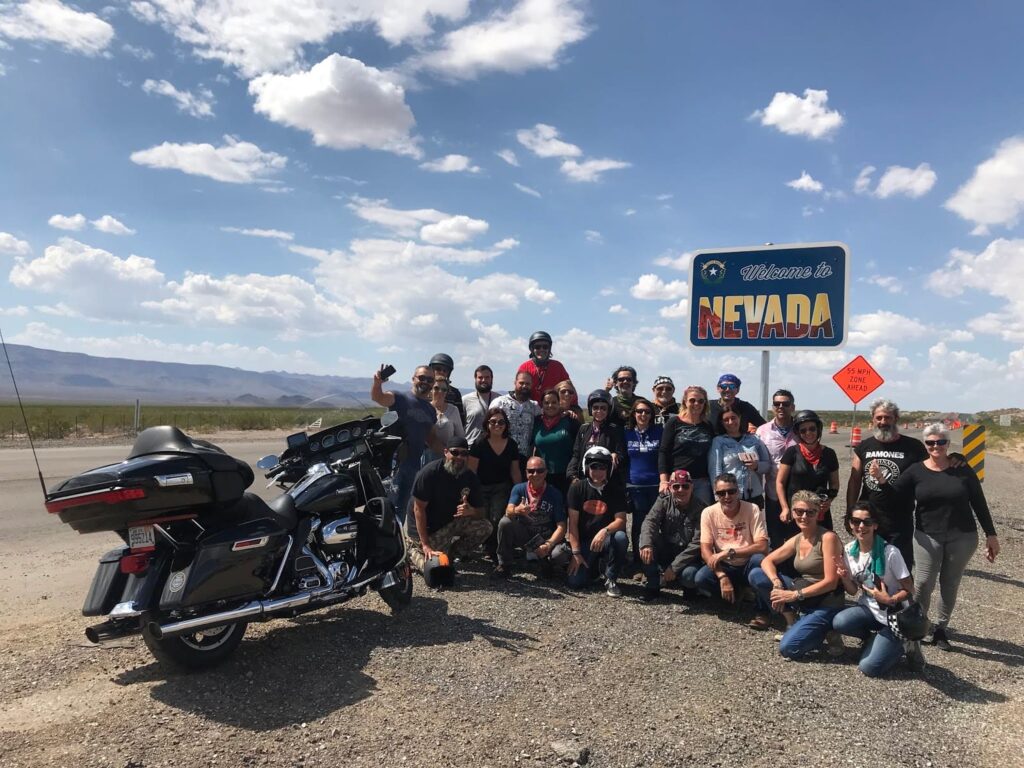 Welcome to Nevada, ruta 66, Ruta 66 en moto