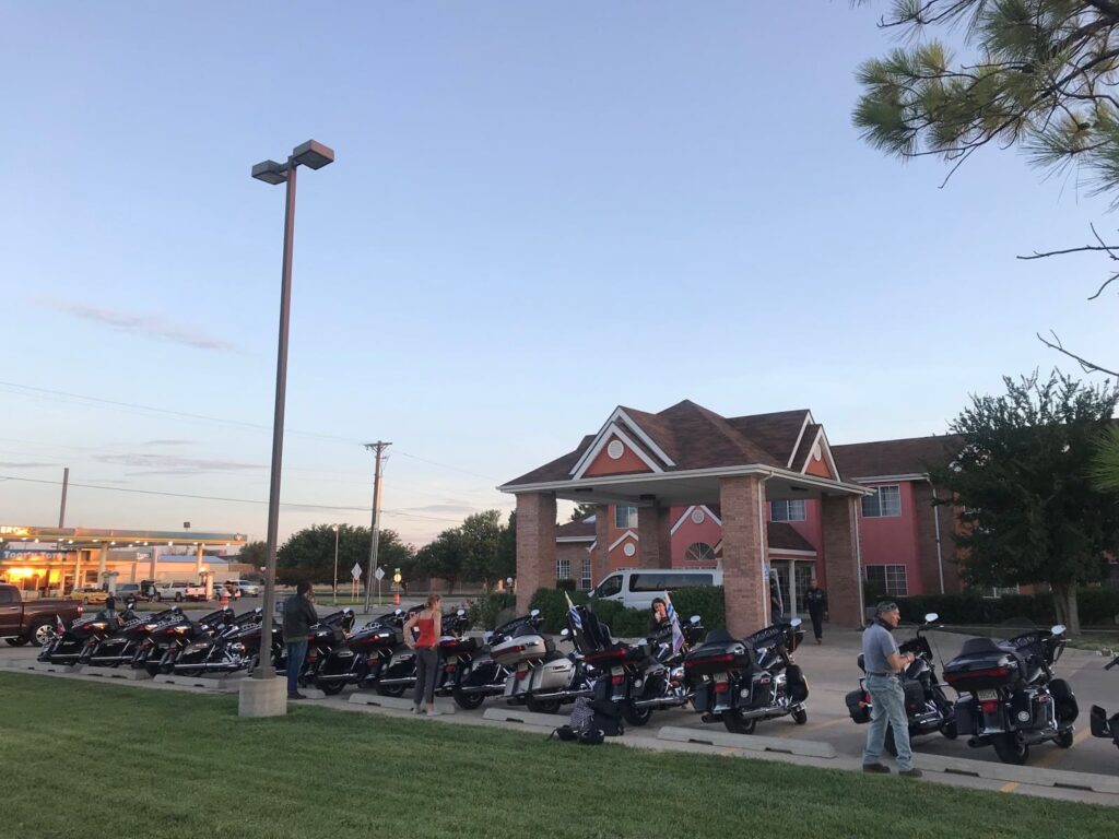 Hotel Amarillo, route 66 USA, Ruta 66 en moto