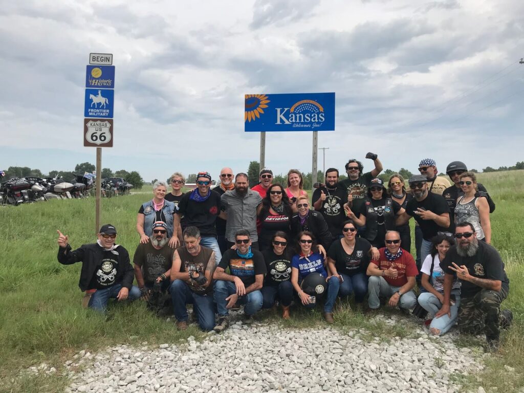 Kansas State line, Ruta 66 en moto