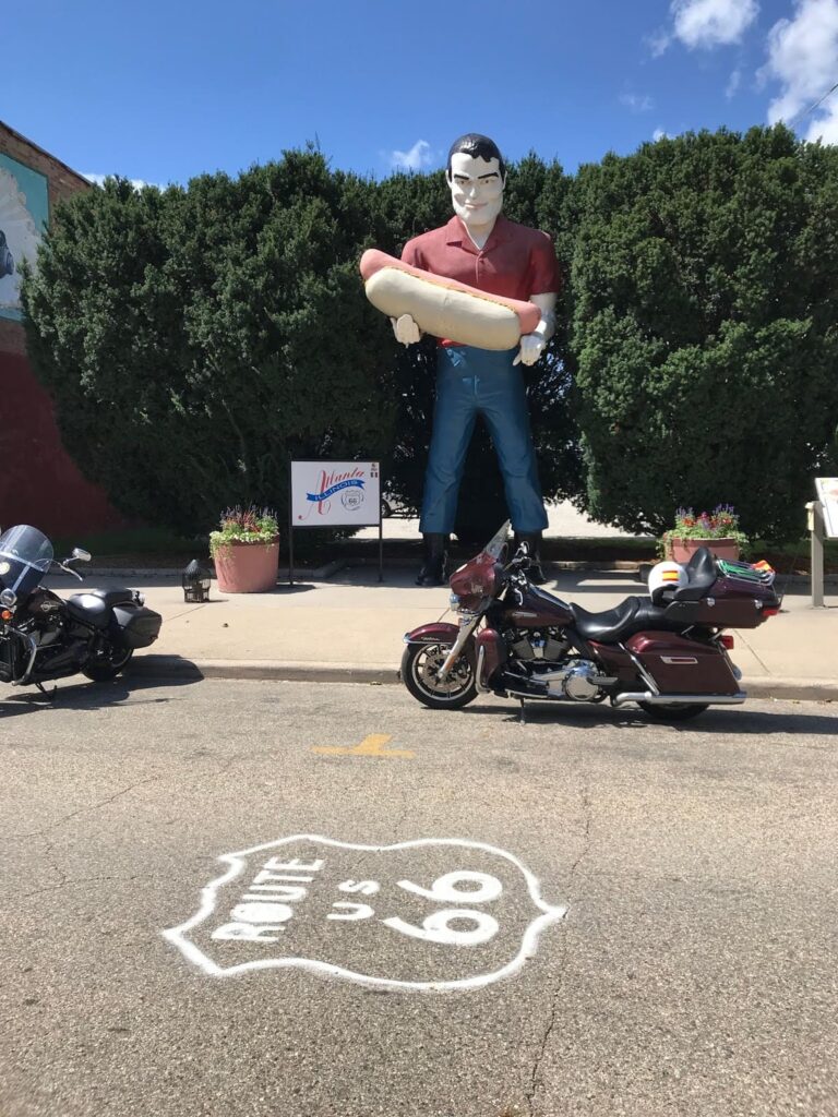 Bunyon Giant, Route 66 Experience, Viaje en moto por USA