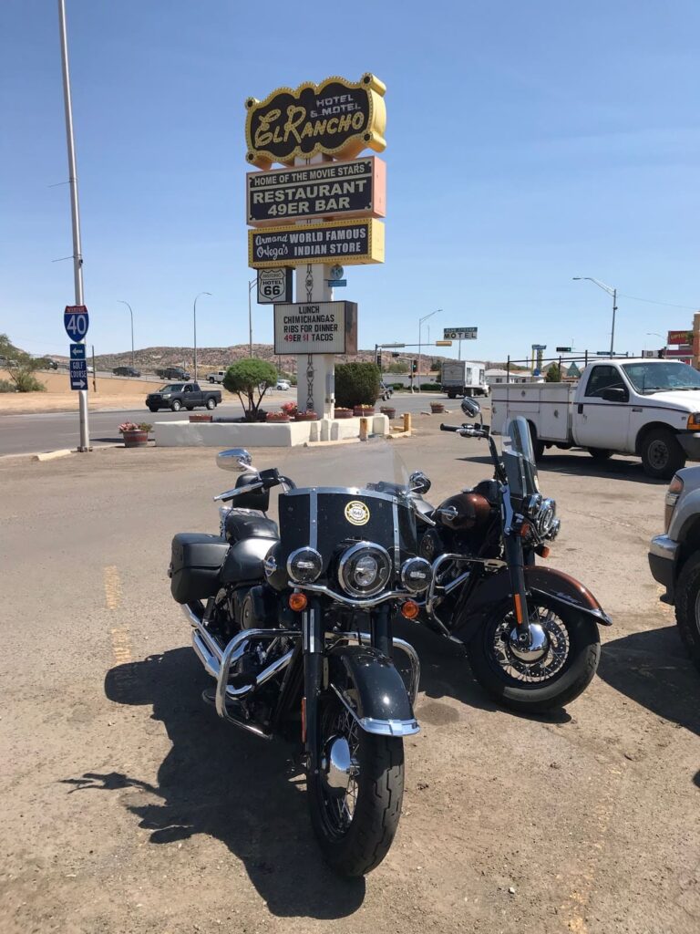 El Rancho Motel, Gallup, Route 66, Viaje en moto por USA