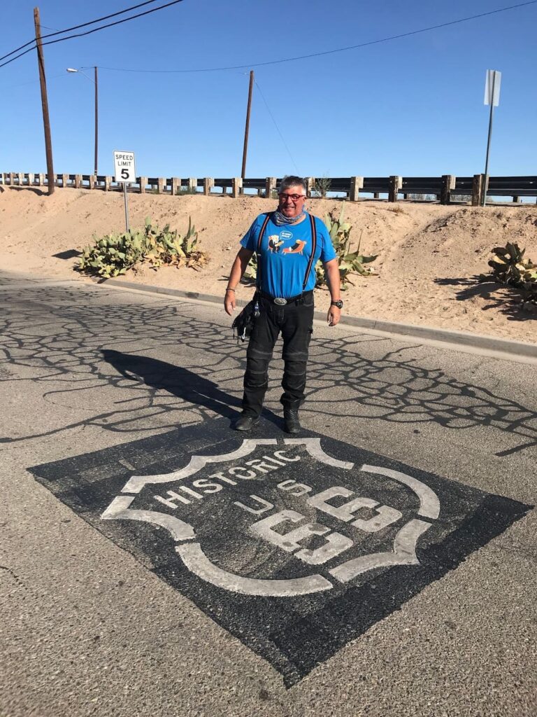 Museo ruta 66 en Barstow en nuestro Viaje en moto por USA