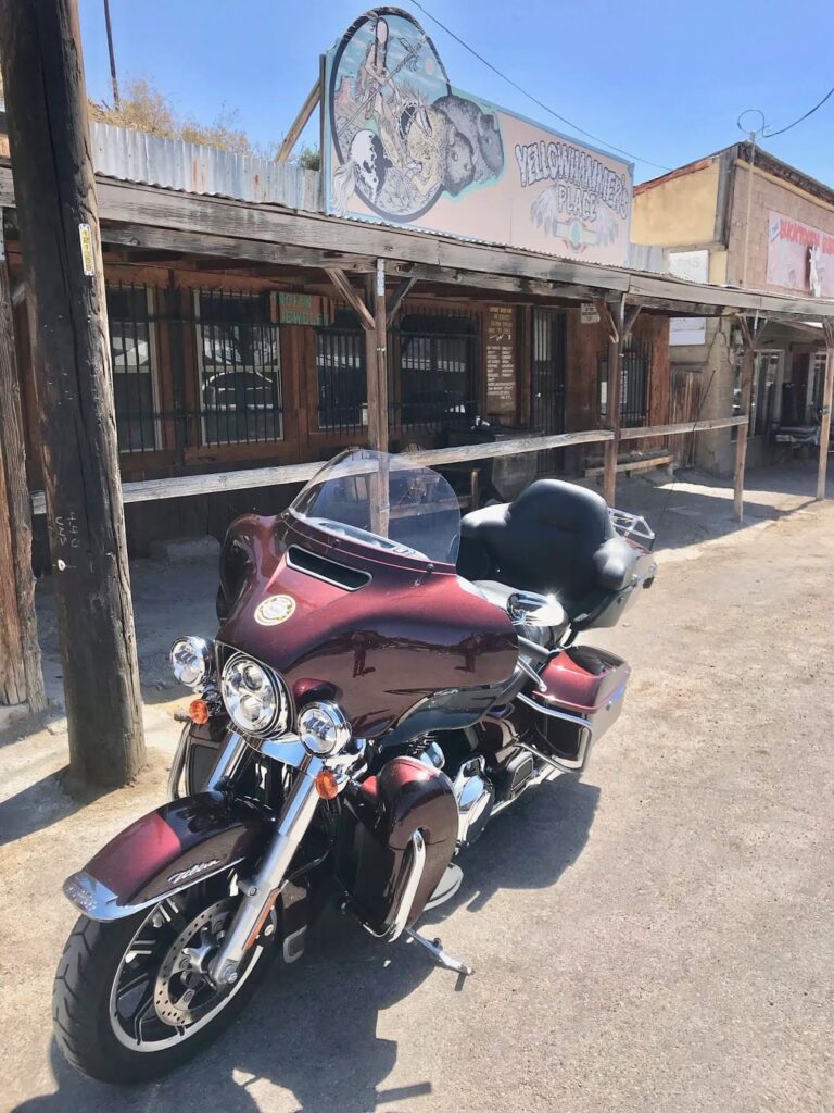 Oatman, Arizona, viaje en moto por USA