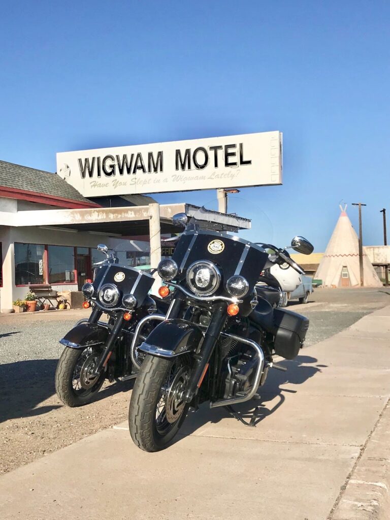 Wigwam Motel, Ruta 66, Viaje en moto por USA