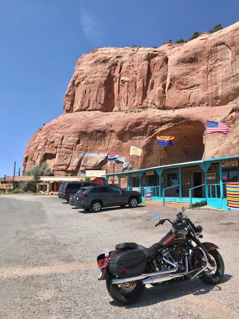 Yellowhorse, Indian Nation, route 66, Viaje en moto por USA