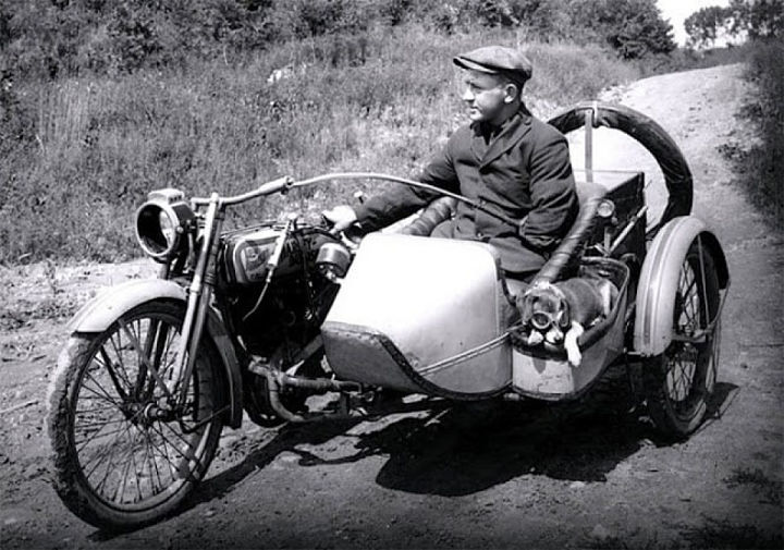 Alfred Leroy viajero pionero en moto por USA