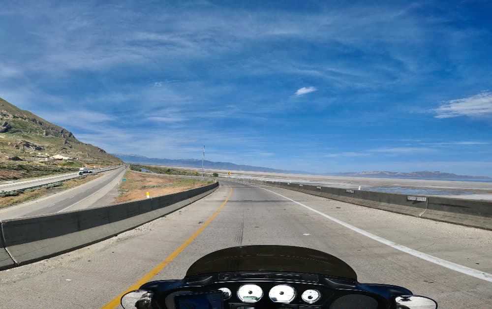 Lago salado Great Salt Lake.