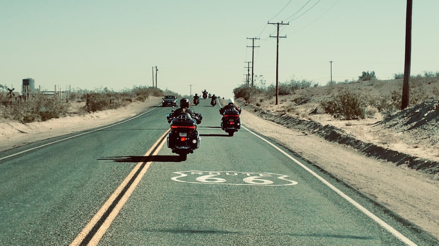 Viaje en moto por la ruta 66