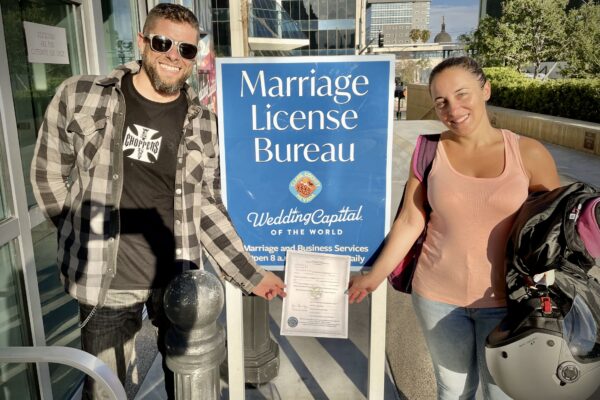 Ruta en moto y boda en LAs Vegas