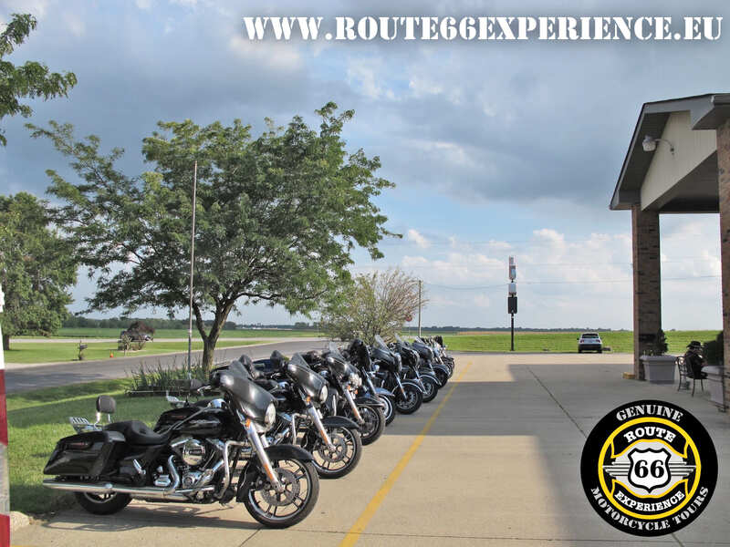 Route 66 Experience, hotel Stauton, IL, Viajes en moto por USA