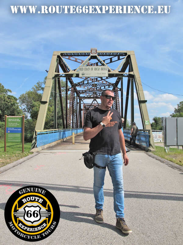 Route 66 Experience, Old Chain of Rocks Bridge, Viajes en moto por USA