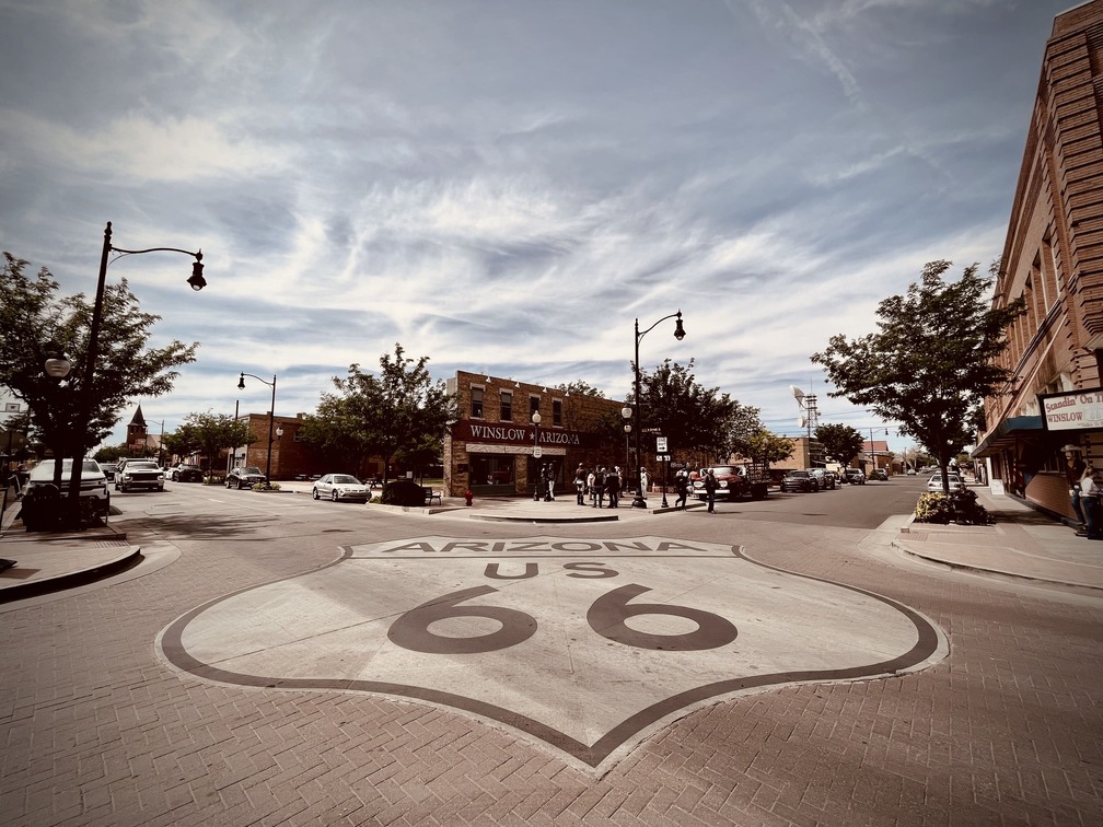 The Eagles, Standing on the corner in Winslow Arizona