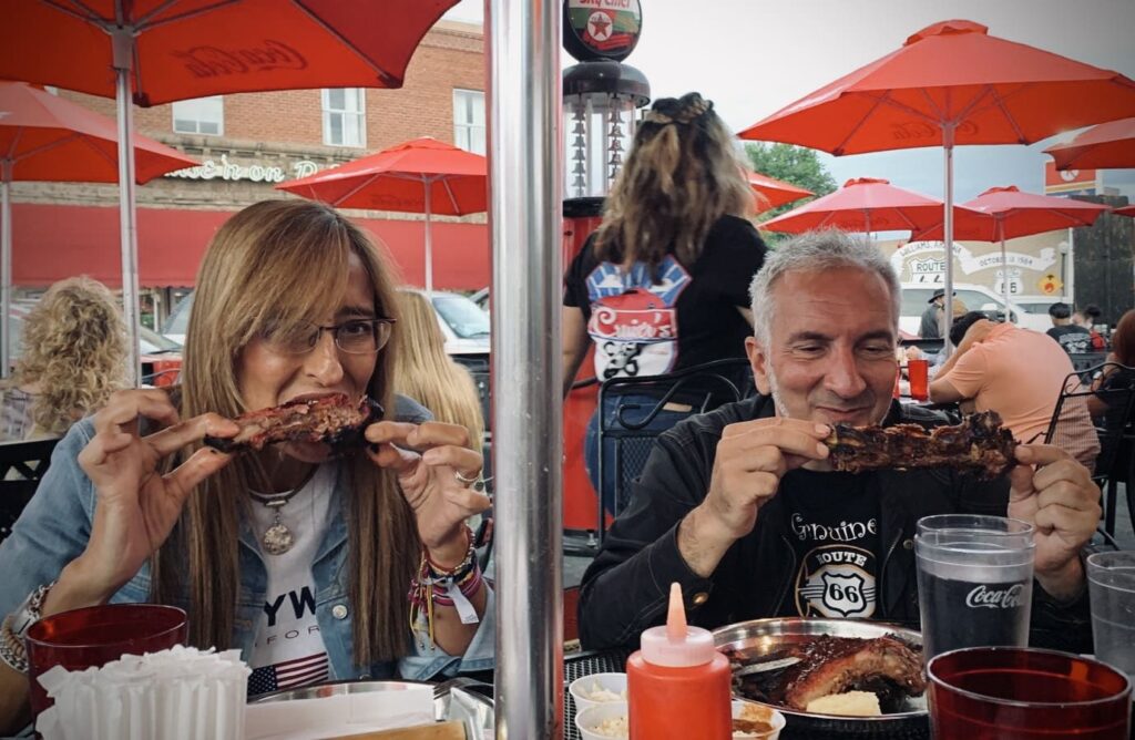 Cena en Cruiser´s Cafe, Williams, AZ