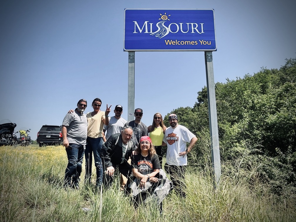 Missouri welcome sign