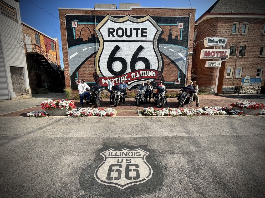 Viaje Route 66, Wall Art Photopoint, Illinois.