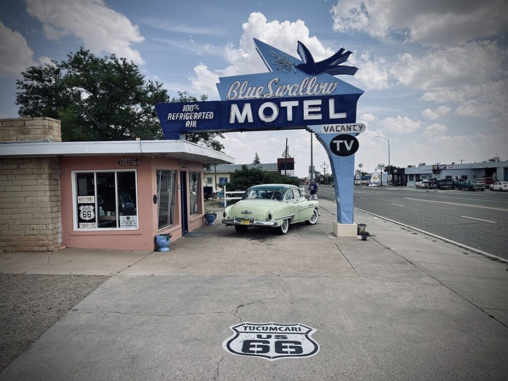 Viaje Route 66, Blue Swalow Motel, Tucumcari, NM