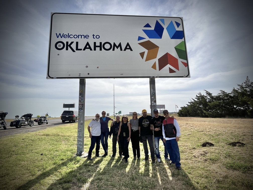 Cartel bienvenida Oklahoma