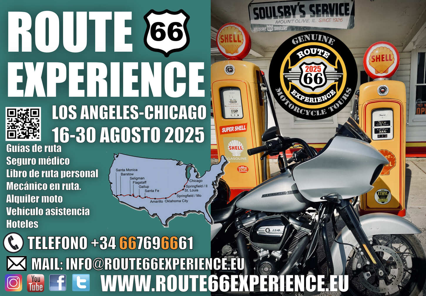 Route 66 Experience agosto 2025