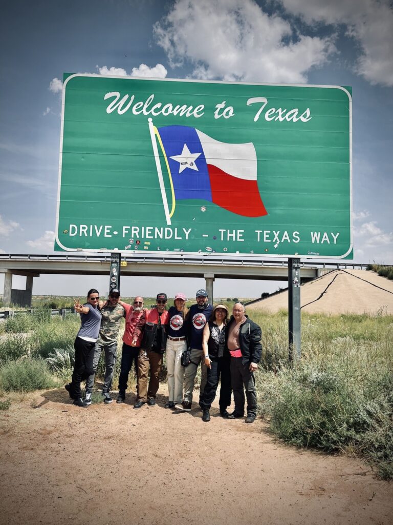 Viaje Route 66, Texas welcome sign