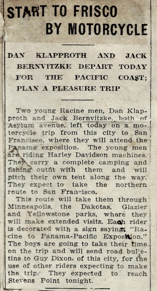 El viaje de Jack Bernvitzke y Daniel Klapproth El viaje de Jack Bernvitzke y Daniel Klapproth