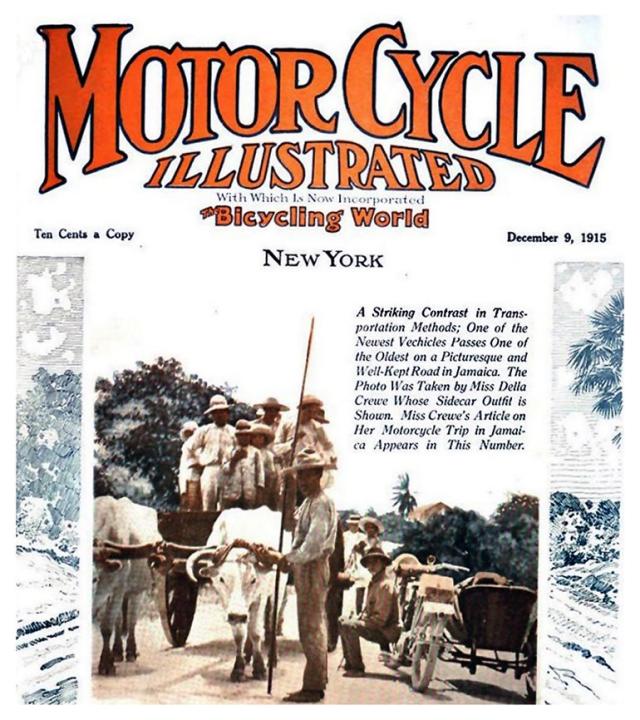Motorcycle Ilustrated press release, Della Crewe