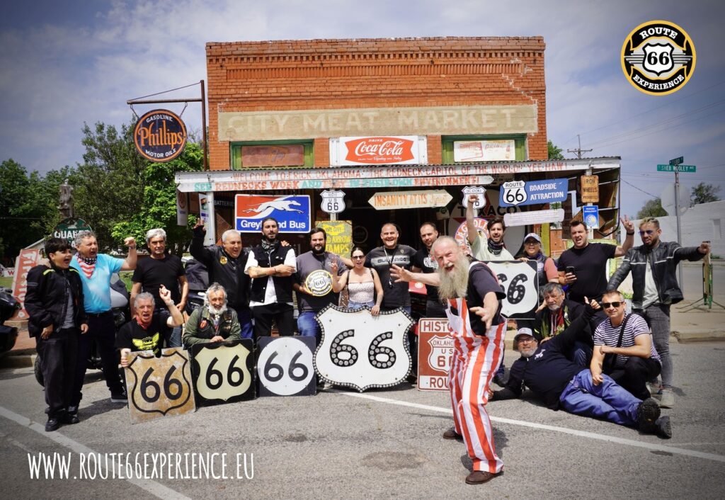 Sandhills Curiosity Shop, Eric, Oklahoma Route 66 en moto. Sandhills Curiosity Shop, Eric, Oklahoma