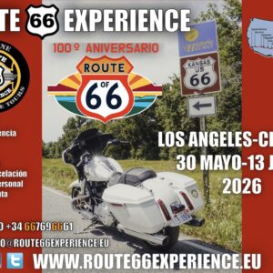 Ruta 66 en moto junio 2026