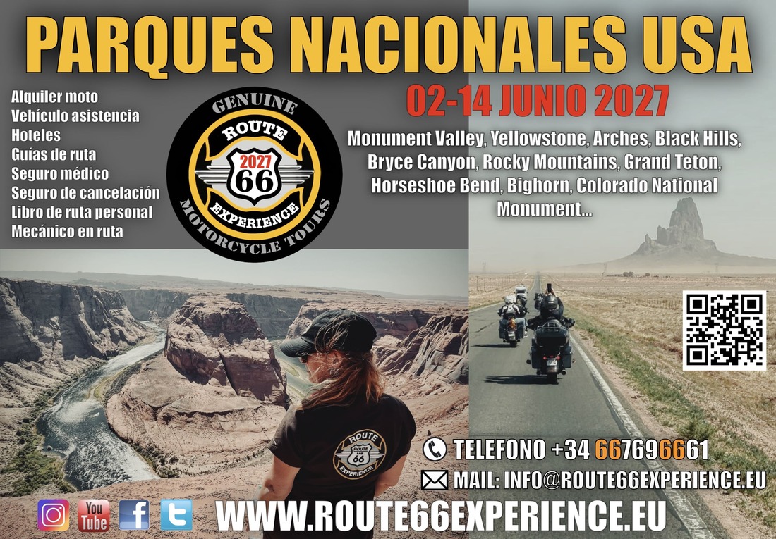 Ruta Parques Nacionales USA 2027