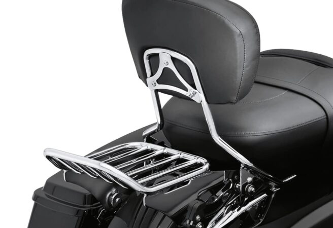 Respaldo y parrilla portaequipajes Harley Davidson Touring