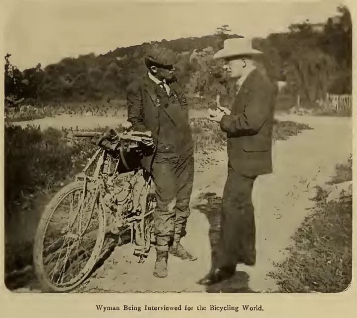George A. Wyman, el primer hombre en recorrer USA en moto