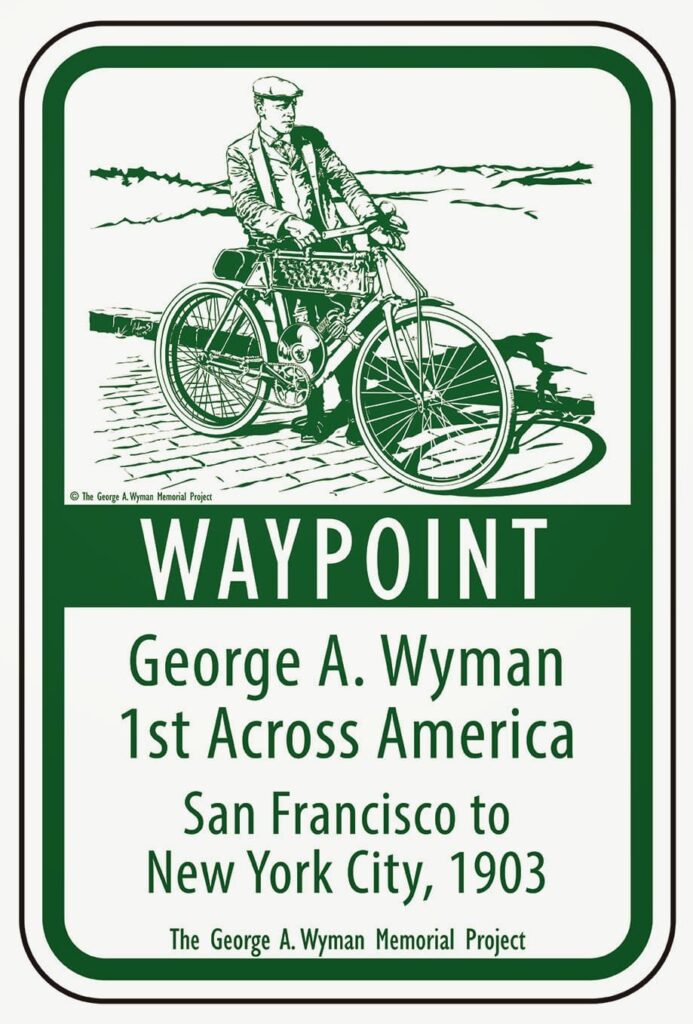 George A. Wyman sign