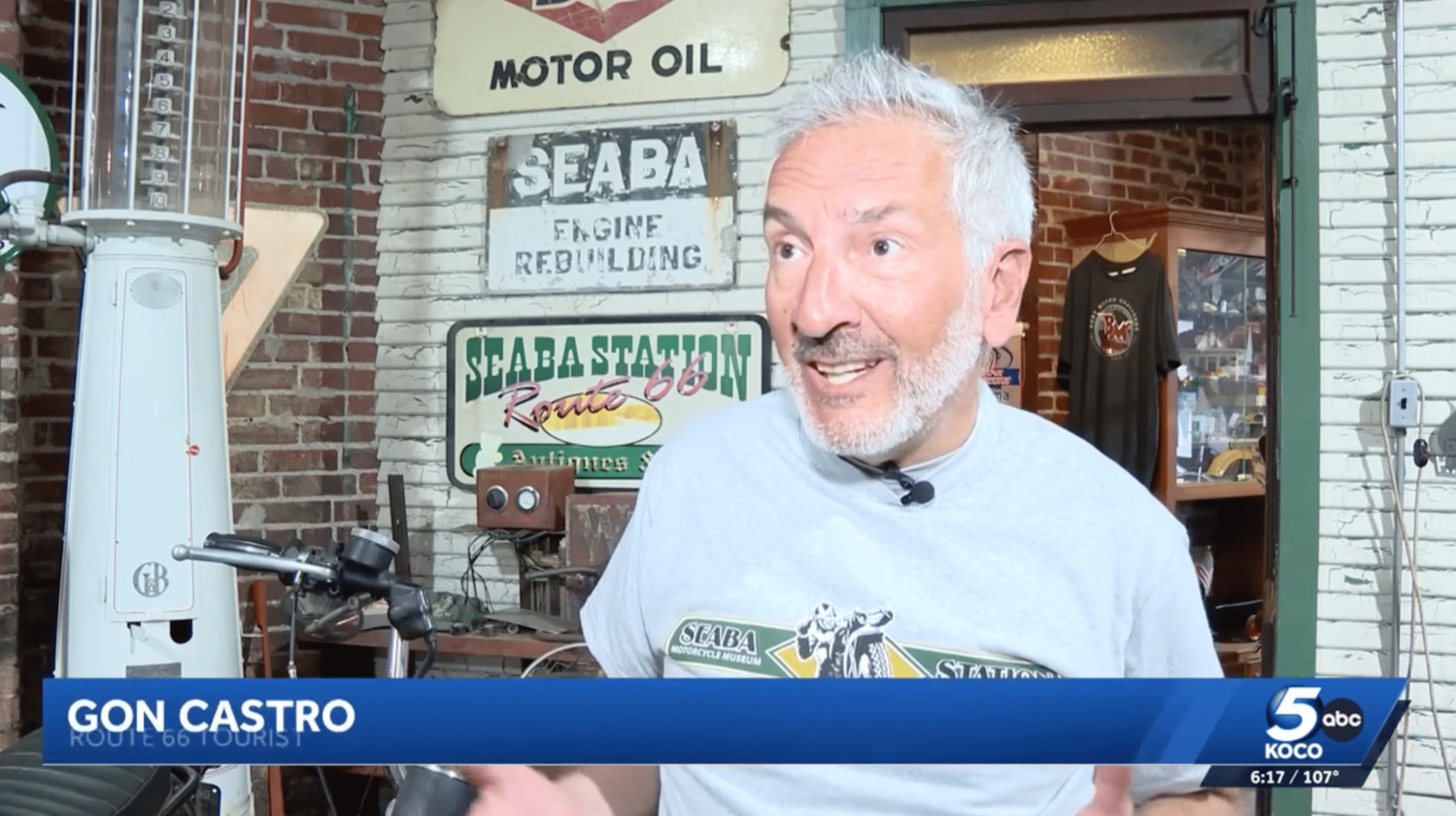 Reportaje del museo Seaba Station, Route 66 Experience y Gon Castro